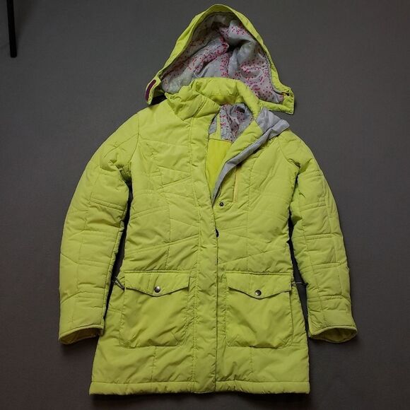 Firefly Long Winter Jacket Size Small Neon - Picture 6 of 16
